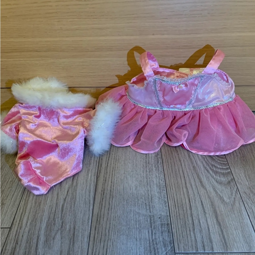 Burberry Pink Satin Dog Dress
